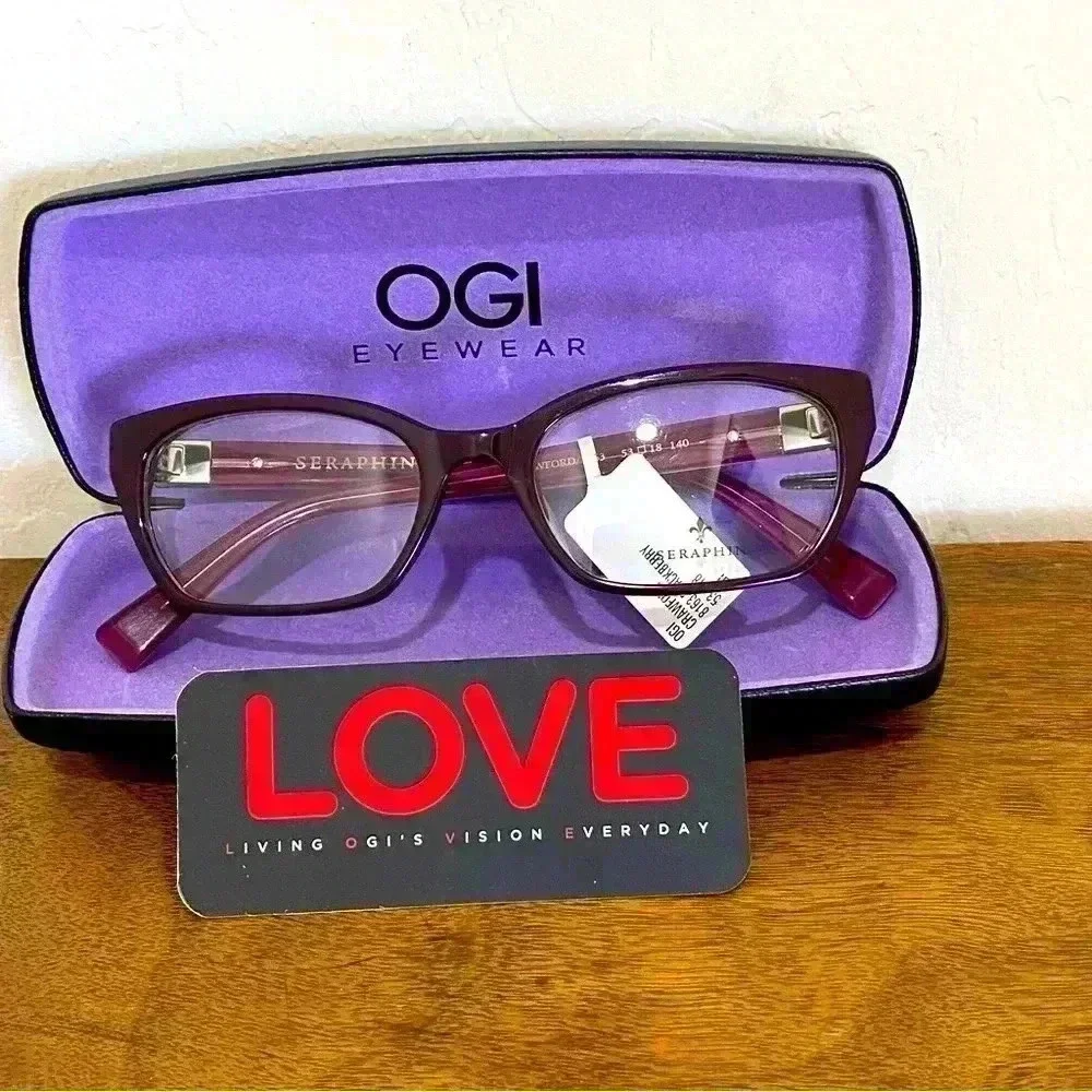 Seraphin by OGI CRAWFORD Eyeglasses Blackberry Boa 8163 53-18-140